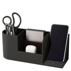 New NWT Realspace Desk Organizer w/Wireless Charger & Antimicrobial Treatment